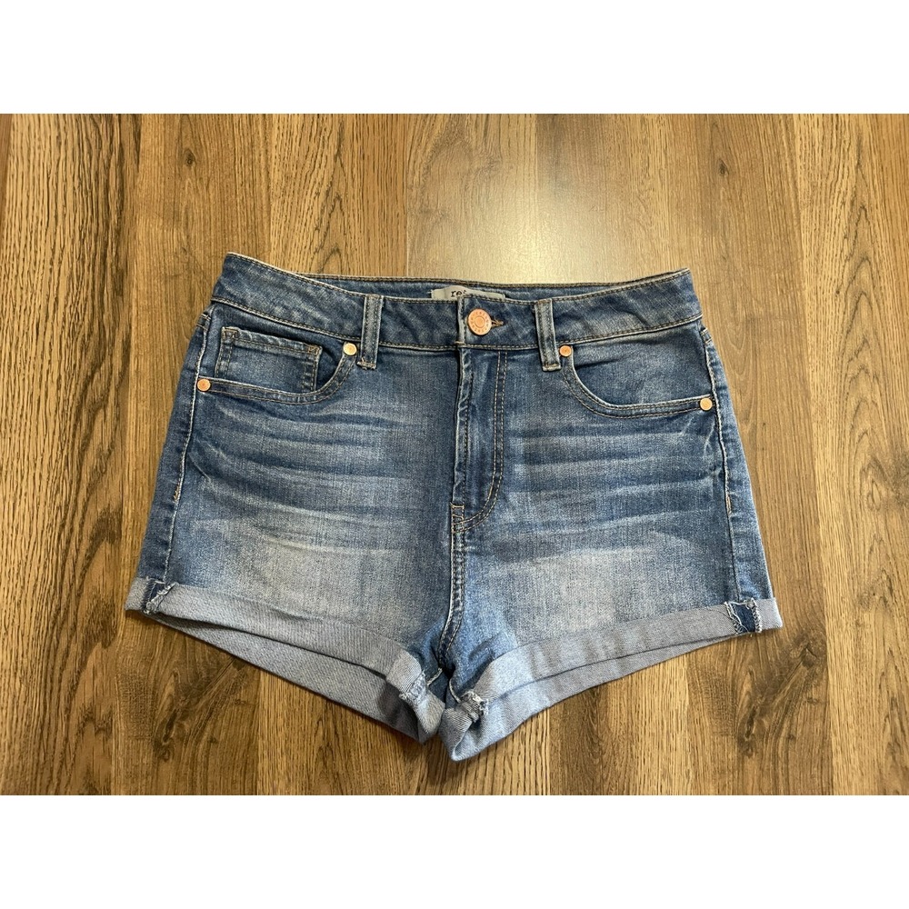 Refuge Jean Shorts, Women's Size 6, Blue, Denim, Cut Off, Pockets